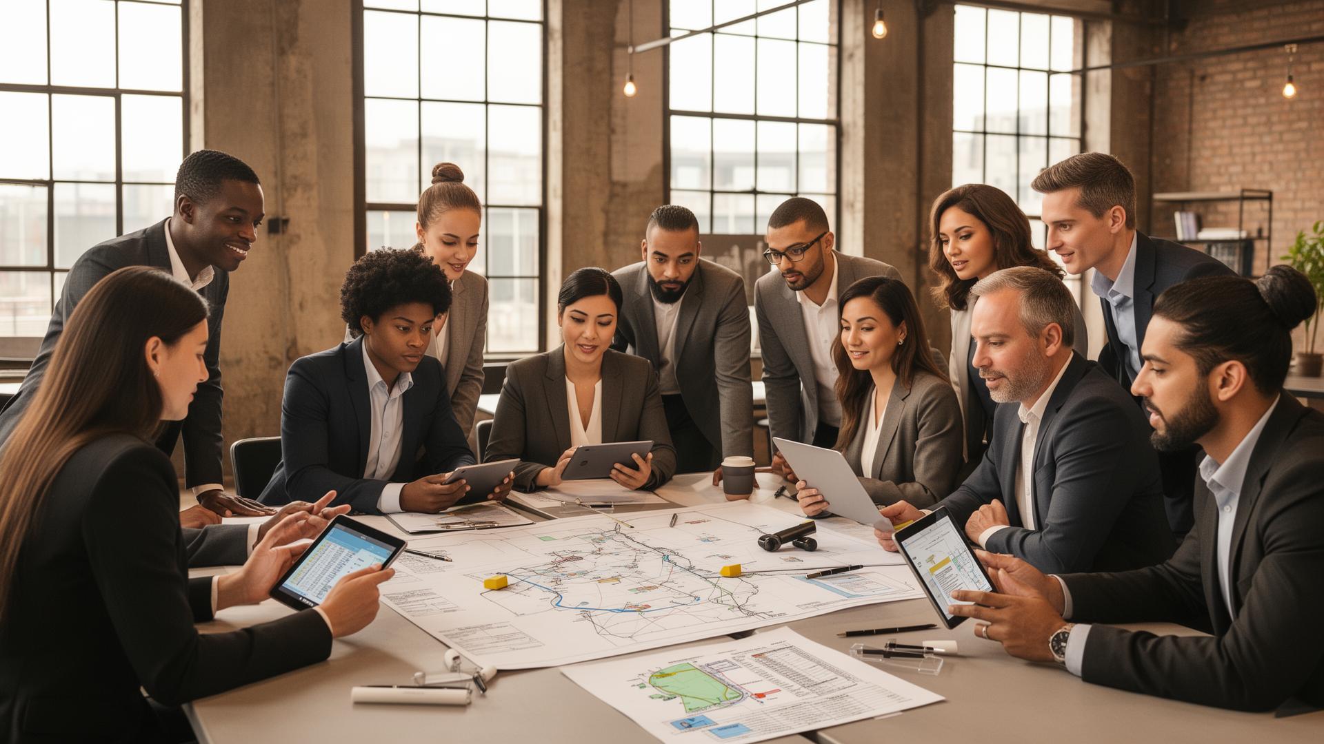 Équipe JOUKWA multiculturelle — collaborateurs de toutes origines